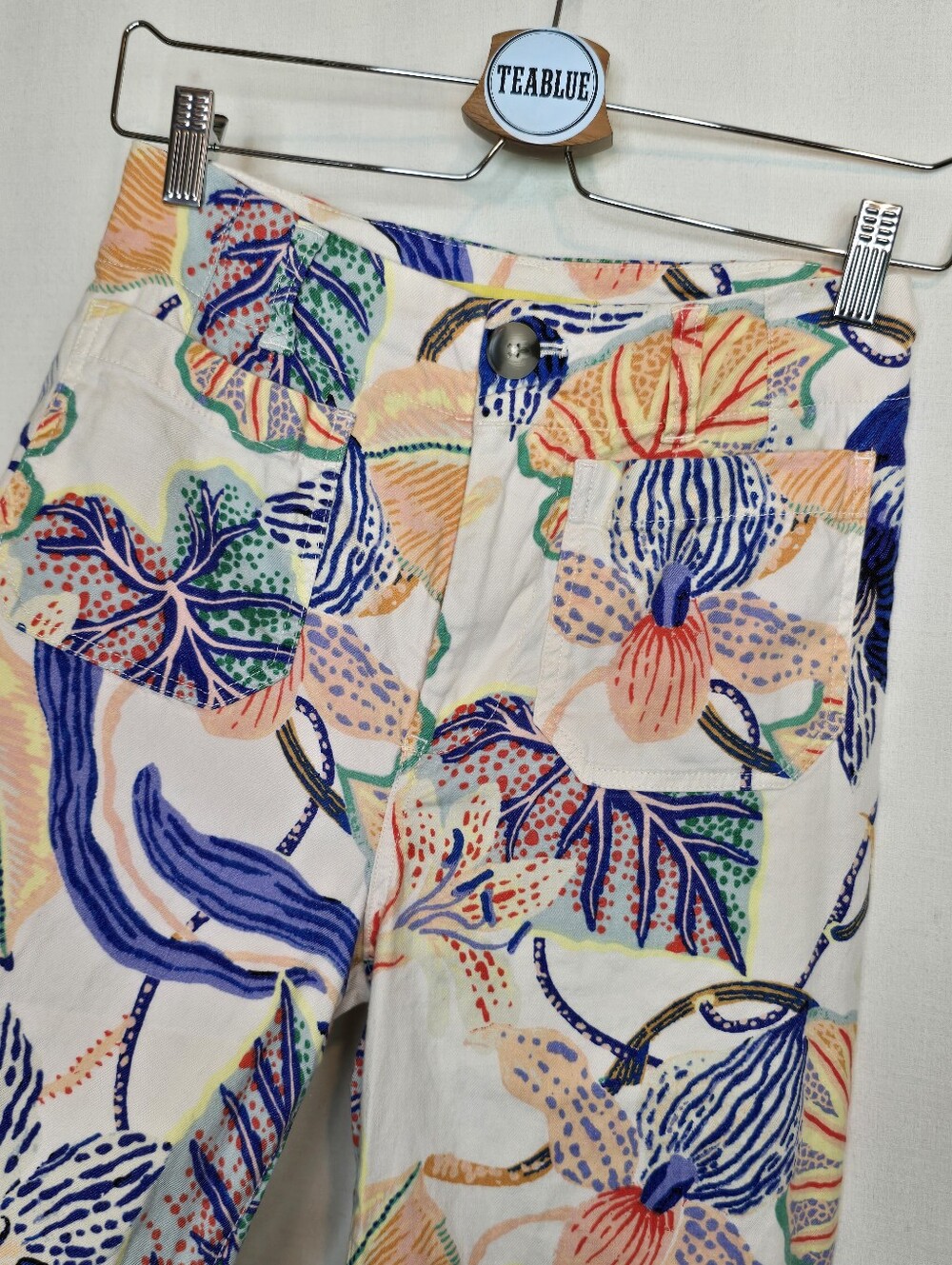 Maeve Colette Cropped Wide-Leg Pants: Sarah Gordon Artist Edition 25 - Picture 7 of 13